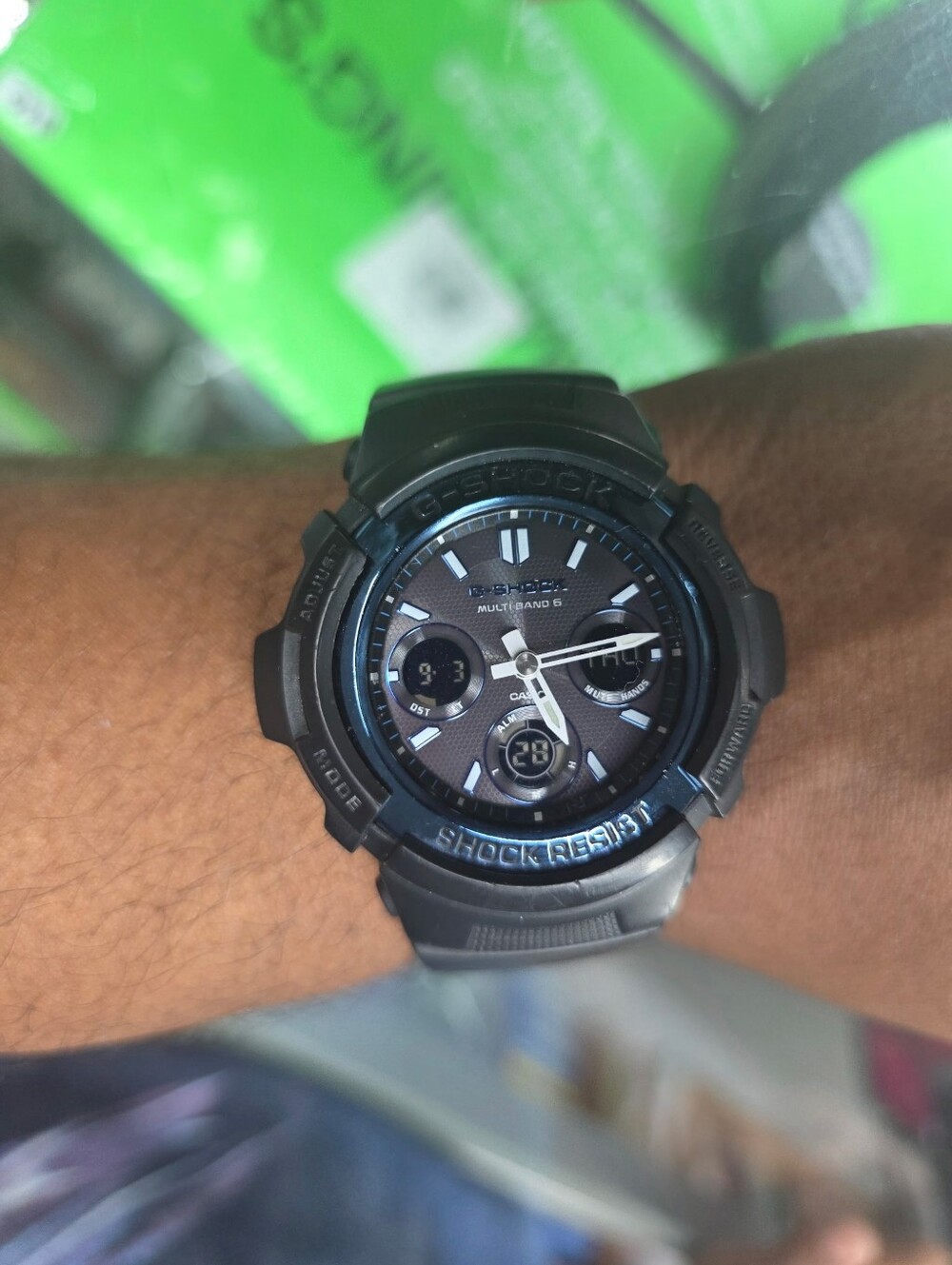 Casio G-Shock AWG-M100A Men's Watch Black Tough Solar Multi Band 6 (Module 5230)